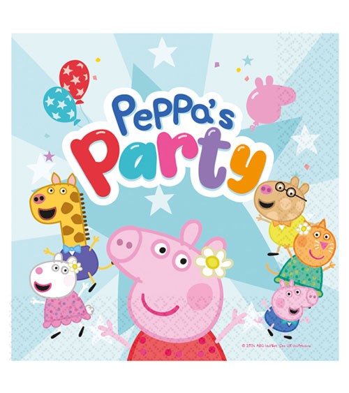 Servietten "Peppa's Party" - 16 Stück