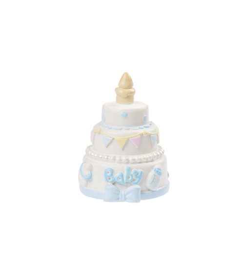 Deko-Figur "Baby Boy Torte" - 4,5 cm