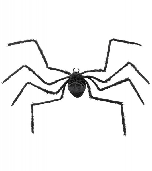 Große Deko-Spinne - schwarz - 103 x 75 x 9 cm