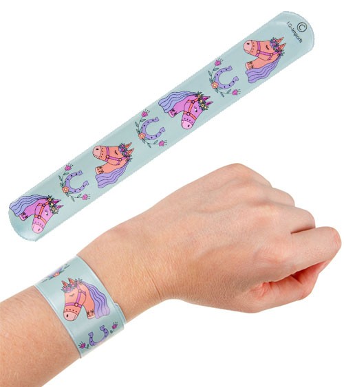 Schnapparmband "Pferde" - sortiert