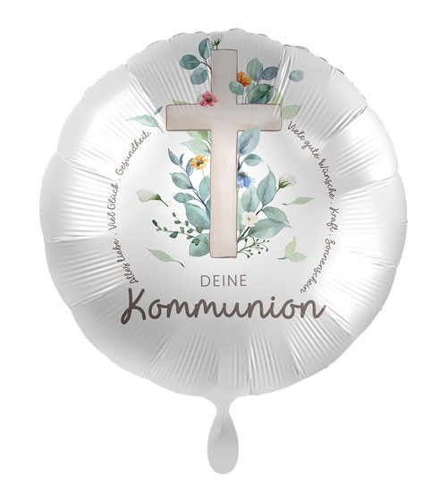 Folienballon "Deine Kommunion" - 43 cm