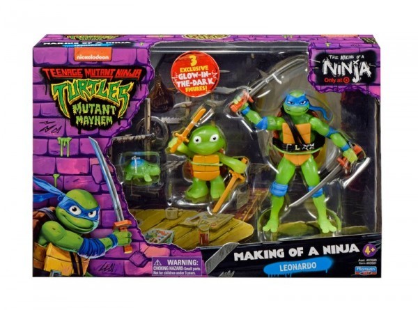 TMNT: Mutant Mayhem - Leonardo Evolution 3-Pack