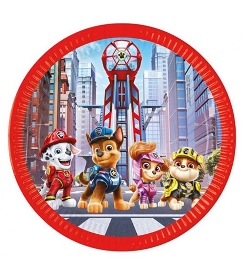 Pappteller "Paw Patrol - Der Film" - 8 Stück