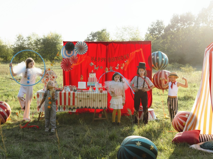 Wie aus einem Traum - Zirkus-Deko für den verzauberten Kindergeburtstag