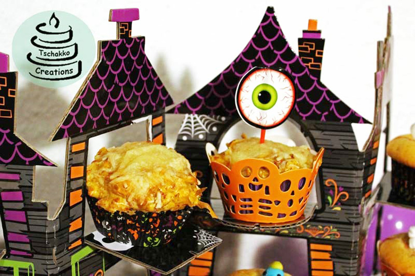 Schaurige Halloween-Leckerei: Rezept für Spukschloss-Kürbis-Muffins