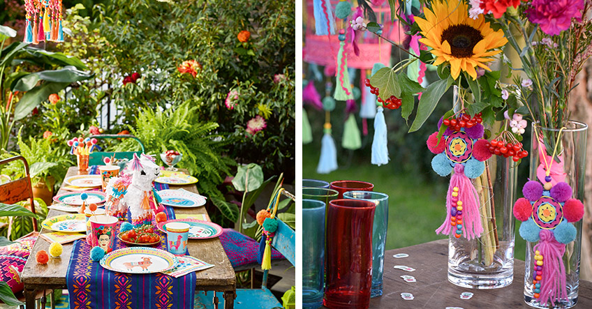 Mexican und Boho - vereine zwei großartige Deko-Stile für die Sommerparty