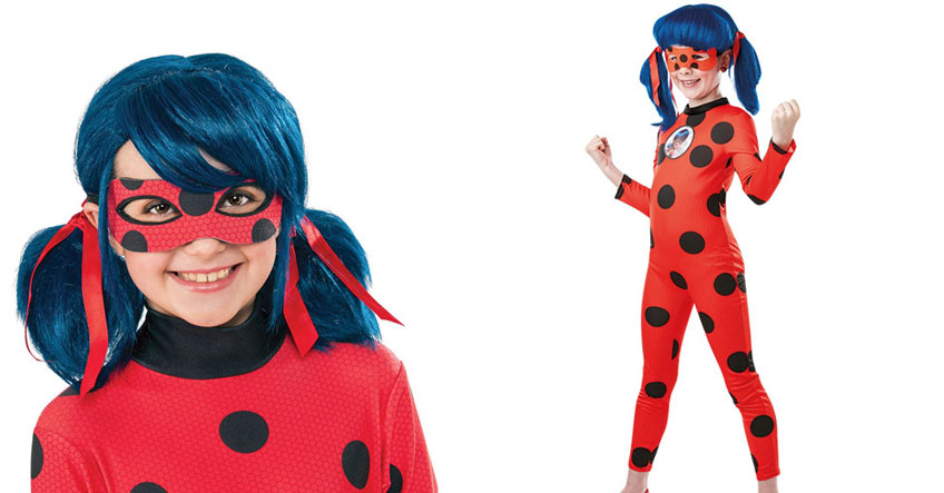 Mit dem Kinderkostüm verwandelt sich dein Kind in die Heldin Ladybug