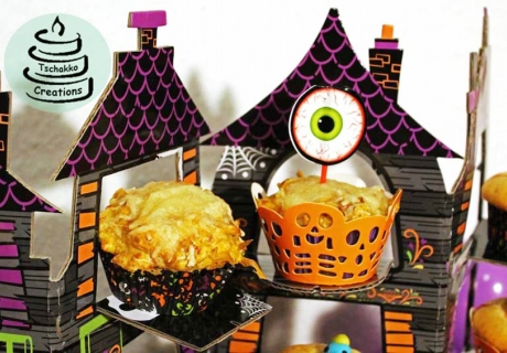 Schaurige Halloween-Leckerei: Rezept für Spukschloss-Kürbis-Muffins